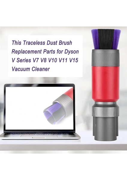 Dyson V7 V8 V10 V11 V15 V15 Esnek Crevice Aracı ve Tracess Toz Fırçası Ek Araba Detaylandırma ve Köşeler Temizliği (Yurt Dışından) fırsatları