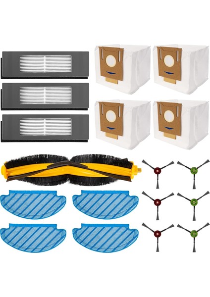 Ecovacs Deebot Ozmo T8 T8 Aıvı T8 Max N8 Pro N8 Pro+, Yeedi Vac Robot Vakum Süpürge Ana Yan Fırça Hepa Filtre Paspası (Yurt Dışından)
