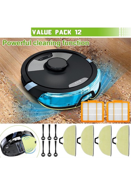 Köpekbalığı Için Yedek Parçalar RV2610WA AV2610WA RV2620WA RV2610WD RV2410WD RV2620WD Mop Fırça Filtre Kiti (Yurt Dışından) fırsatları