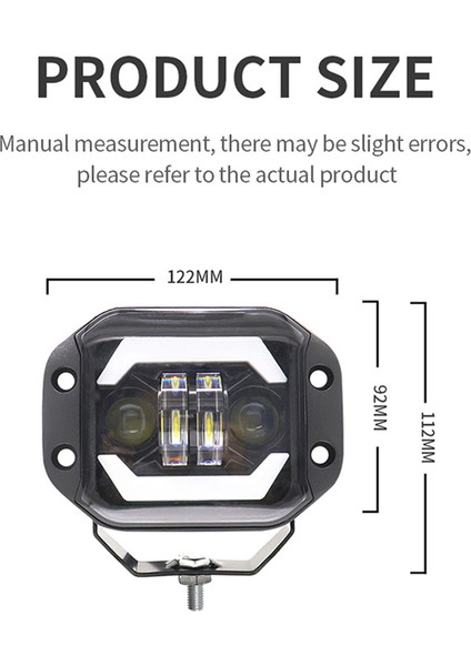 5 Inç Araba LED Çalışma Işıkları Ön Tampon Örgü Sis Işıkları Wranglers Için (Yurt Dışından) modelleri
