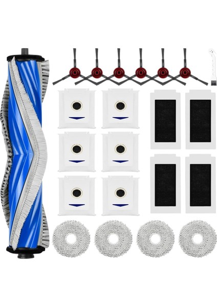 Ecovacs Deebot T30 Omnı / T30 Pro Omni Robot Vakum Süpürge, Ana Fırça, Toz Torbaları, Mendiller, Filtreler (Yurt Dışından)