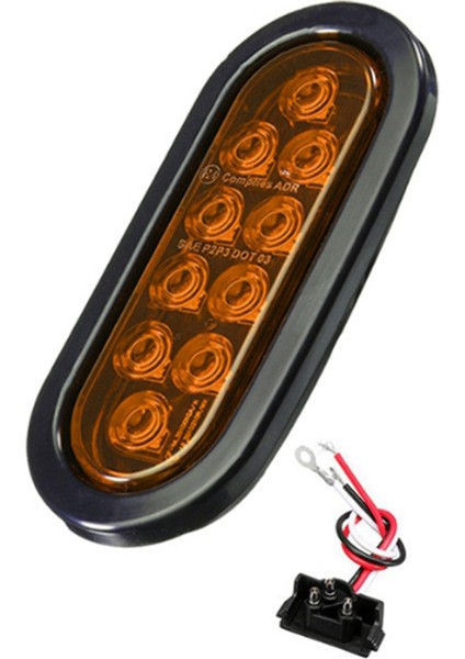 Araba Oval 10LED Ampul Fren Lambaları Sarı (Yurt Dışından) fırsatları