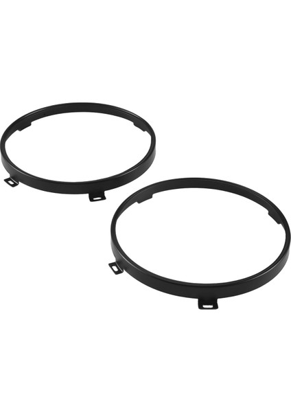 Jeep Wrangler Için 2pcs Jk Tj 07-17 7 Inç LED Far Yuvarlak Yuvarlak Halka Montaj Braketi Far Montaj Lambası Tutucuları Siyah (Yurt Dışından) fiyatları