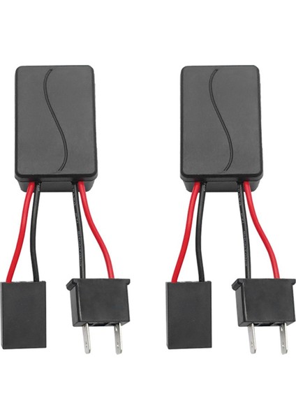Volkswagen Sagitar Audi Bmw Mercedes Hyundai Cadillac Nissan Için 2 Pcs H7 Araba LED Far Anti-Flicker Kod Çözücü (Yurt Dışından)