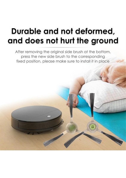 30PCS Vakum Yan Fırça Lefant M210 M210S M210B M213 Vakum Yedek Parçalar 3-Zenli Yan Fırça (Yurt Dışından) indirimleri