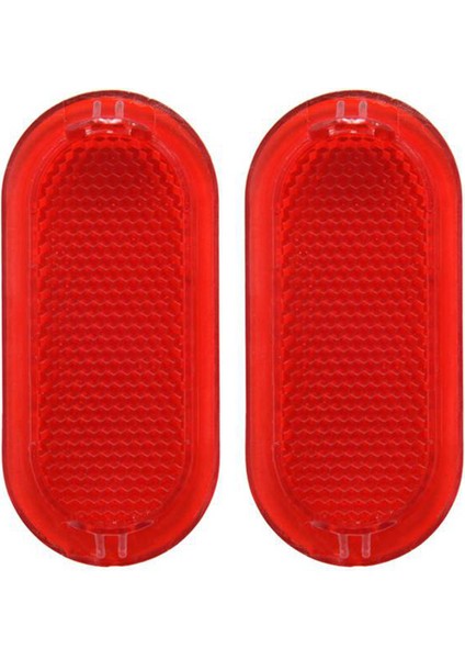 10 Adet Kırmızı Iç Kapı Paneli Uyarı Işığı Kapağı Reflektörü (Yurt Dışından)