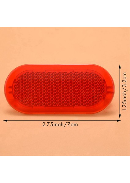 10 Adet Kırmızı Iç Kapı Paneli Uyarı Işığı Kapağı Reflektörü (Yurt Dışından) indirimleri