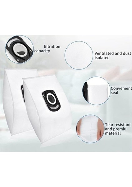 30PCS Rowenta Için Toz Torbası ZR200520 ZR200540 ZR200720 Vakum Süpürge Yedek Parçalar Çöp Çanta Aksesuarları (Yurt Dışından) fırsatları