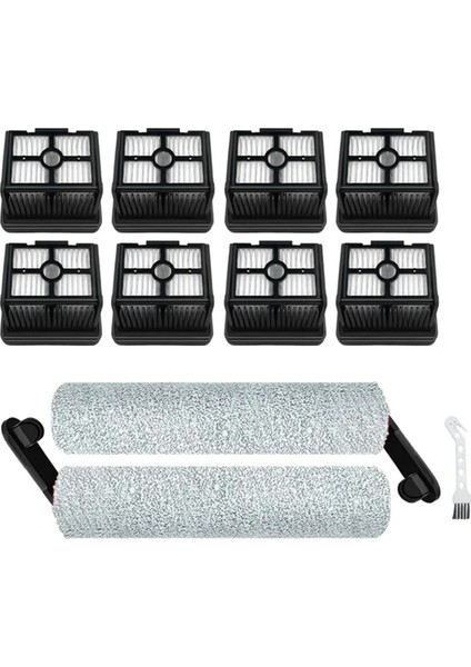 Dreame H12 Pro / H12 Için Artı Islak Kuru Süpürge Süpürge Yumuşak Rulo Fırçası Hepa Filtre Aksesuarları Yedek Yedek Parçalar (Yurt Dışından)