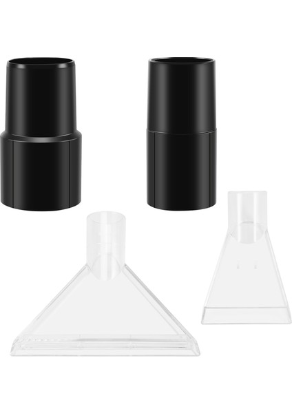 4pcs Döner Baş Vakum Temizleyici Fırça Temizleyici Nozul Emme Nozumu Adaptör Döner Kafa Halı Temizleyici Parçaları (Yurt Dışından)