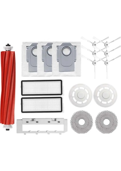 Roborock Qrevo Için Maxv Qrevo S Qrevo Pro Vakum Süpürge Ana Yan Fırça Hepa Filtre Mop Bez Torbaları Parçalar (Yurt Dışından)