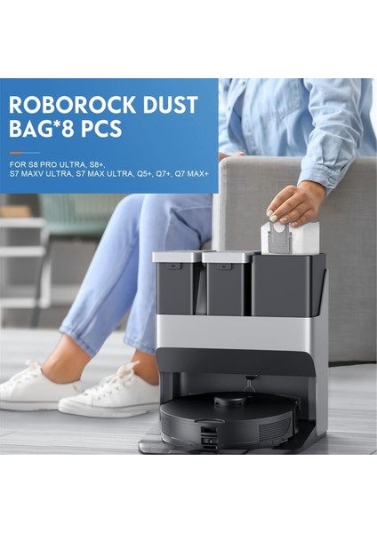 Roborock S7/s7+/s7 Plus S7 Maxv S7 Pro S7 Maxv Ultra Vakum Süpürge Aksesuar Seti Vakum Torbası Rag (Yurt Dışından) fiyatları