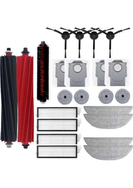 23PCS Roborock Için Aksesuar Kiti S8 Maxv Ultra G20S Elektrikli Süpürge Çift Silin (Yurt Dışından) modelleri
