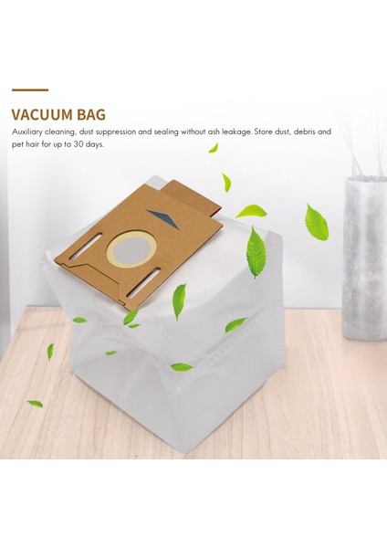 Ecovacs Deebot 2.5l Auto-Boş Istasyon Için Tek Kullanımlık Toz Torbası, T8 Aıvı ve T8 Robot Vakum ve Mop Temizleyici ile Çalışır (Yurt Dışından) indirimleri