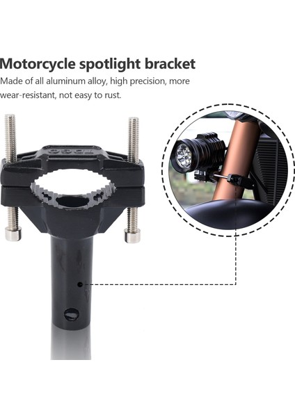 2 Adet Motosiklet Için Evrensel Montaj Braketi Tampon Far Standı Spot Işığı Uzatma Direği Çerçevesi Destek Braketi (Yurt Dışından) fırsatları