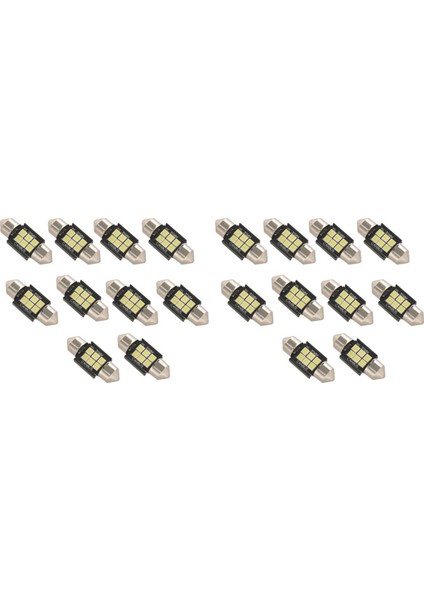 20 Adet Iç Mekan Araç Aydınlatmaları Plaka Kubbesi Için LED Ampuller (Yurt Dışından) fırsatları