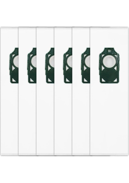 6pcs Yedek Yedek Parçalar Riccar Surpalit Için Toz Çanta R10S R10D R10O Robot Vakum Süpürge Çöp Torbası (Yurt Dışından)