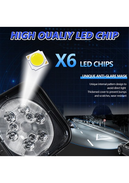 LED Işık Pod'ları Dikdörtgen LED Işık Araba Kamyon Atv Suv Off Road Için (Yurt Dışından) modelleri