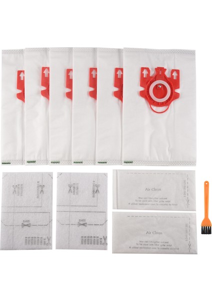 6 Pcs Değiştirme Uyumlu Aircean 3D Verimlilik Miele Fjm Vakum Temizleyici Için Toz Çantası Bölüm 10123220 (Yurt Dışından) fiyatları