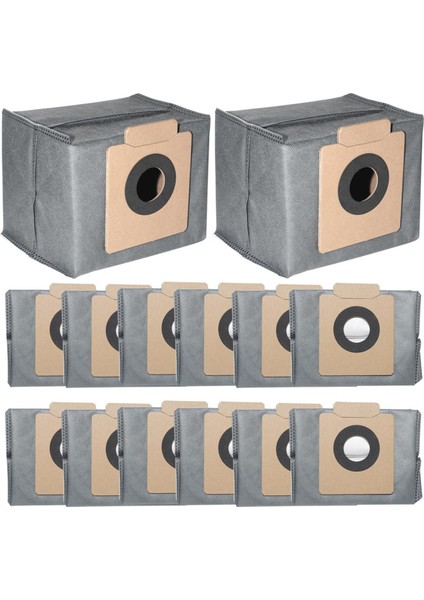 14PCS Vakum Torbası Kiti, Eufy Clean X8 PRO/X10 Pro Omni Robot Vakum, 3l Büyük Toz Çantaları (Yurt Dışından)