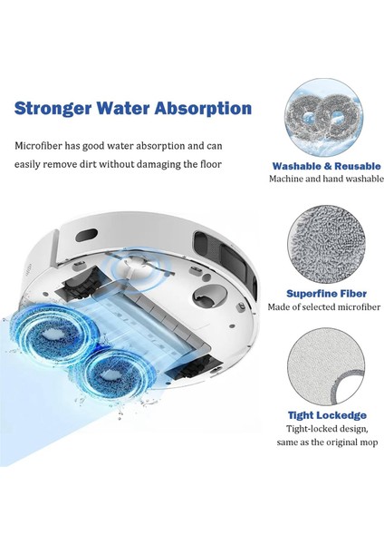 Dreametech Için L20 Ultra L30 Ultra Robot Vakum Süpürge Ana Yan Fırça Hepa Filtre Mop Bez Toz Torbası Yedek Parçaları (Yurt Dışından) indirimleri