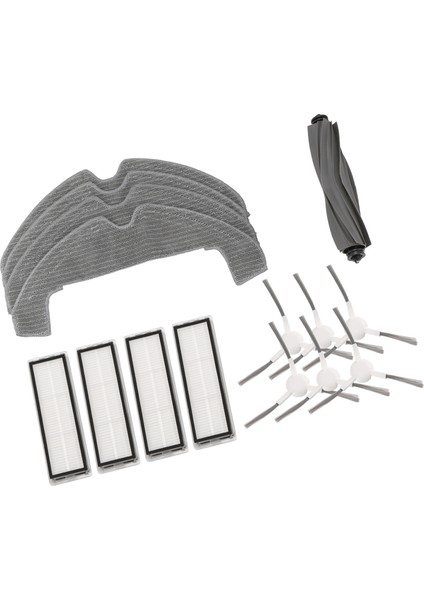 Dream D10 Için 15PCS Plus Gen 2 Robot Vakum Süpürge Yedek Parçaları Yıkanabilir Ana Yan Fırça Mop Bezi Hepa Filtre (Yurt Dışından) modelleri