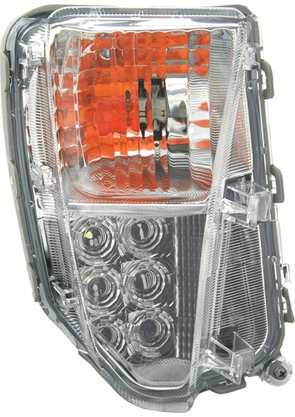 1paır Ön LED Dönüş Sinyali Işık Gündüz Lambası 81521-47060 81511-47060 Toyota Prius 12-15 Park Lambası Amber+Beyaz (Yurt Dışından)