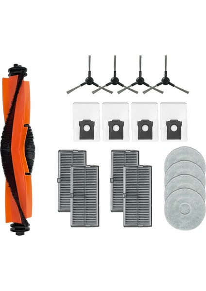 Dreame L10S Pro Ultra Isı, X30 Ultra, X30 Pro Plus Kit Yedek Parçalar Filtre Mop Bez Toz Torbası Için Uyumlu (Yurt Dışından)