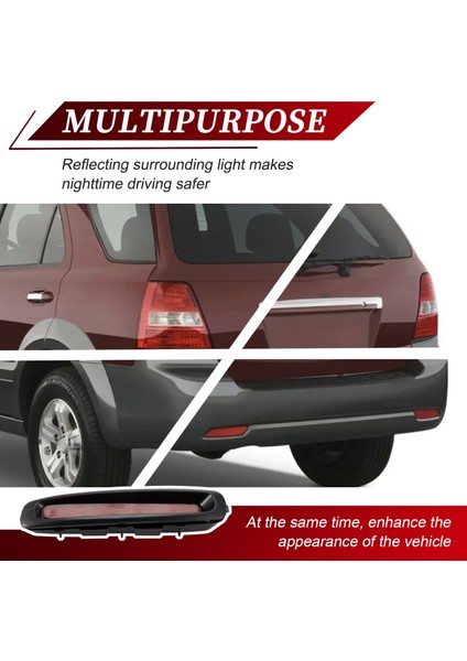 Araba Arka Tampon Reflektörü Işık Kuyruk Işık Fren Işığı 92470-3E050 92480-3E050 Kia Sorento 2002-2008 2.4l 3.5l (Yurt Dışından) fırsatları