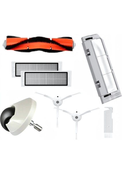 Xiaomi Mi Vakum Için 1. Gen / 2/1s, SDJQR01RR SDJQR02RR SDJQR03RR Roborock E4 E5 S4 Max Ana Yan Fırça Filtresi (Yurt Dışından)