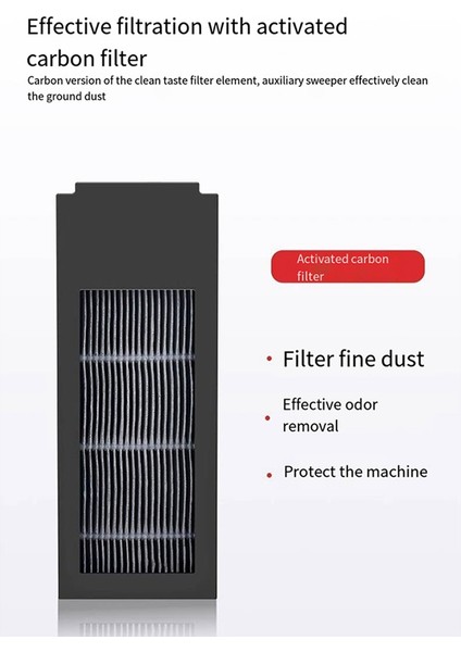 Ecovacs Için Yeni Deebot X2S Makine Vacut Seçici Sıde Sırada Çalışır Frot Filtre Kleya Karbon Toz Torbası Temizleme Fırçası (Yurt Dışından) fiyatları