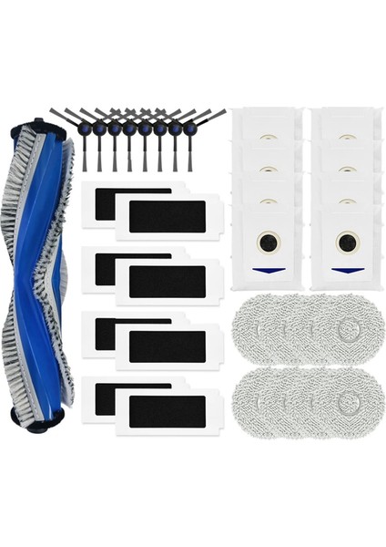 Yeedi M12 Pro+ Robot Vakum Değiştirme Ana Silindir Yan Fırça Hepa Filtre Mop Pedleri Toz Çantalar Yedek Parçalar (Yurt Dışından) indirimleri