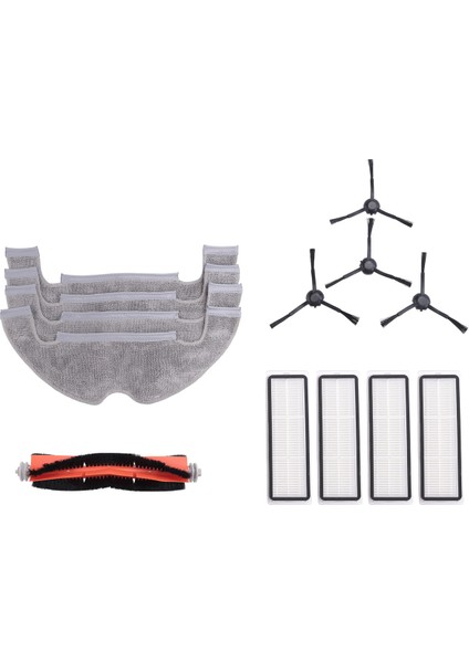 Xiaomi Robot Vakum-Mop 2 Ultra STYTJ05ZHM Temizleyici Yedek Parçalar Ana Yan Fırça Hepa Filtre Mop Rag (Yurt Dışından)