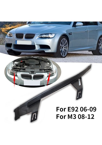 Serisi E92 E93 Için 1 Çift Araba Ön Far Kabuğu Kapak Şeritleri (Yurt Dışından)
