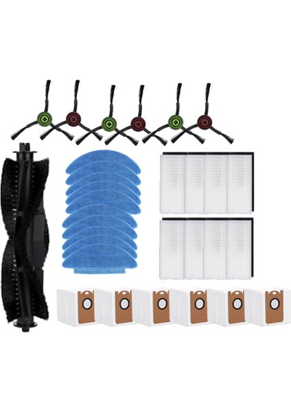31PCS Medion X20 Sw+ / Md 11415 / Medıon X21 Sw+ / Md 11500 Süpüren Robot Ana Yan Fırça Paspas Filtre Seti (Yurt Dışından) fiyatları