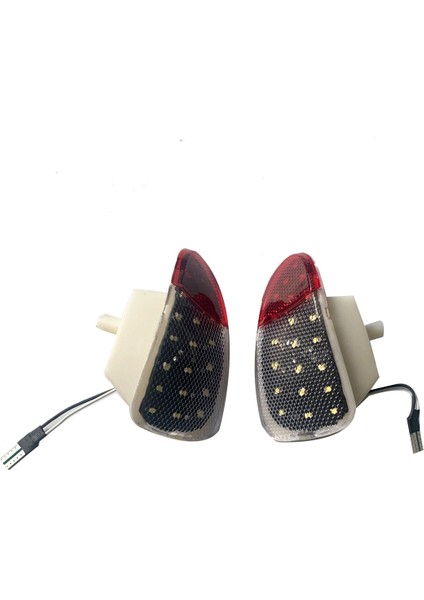 Araba Ön Kapı Paneli Iç LED Işık Lambası Muhafazası Reflektörler Trim (Yurt Dışından) fiyatları