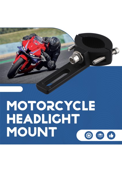 Evrensel Motosiklet Far Montaj Braketi 50-60MM Ayarlanabilir Far Tutucu Çatal Kelepçe Montajı (Yurt Dışından) fırsatları