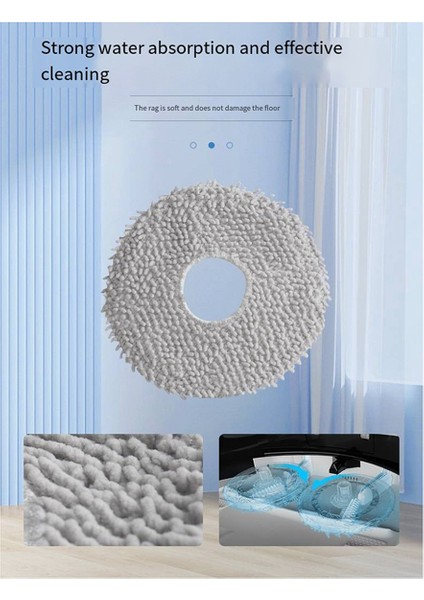 Ecovacs Için X5 Pro Supping Robot Aksesuarları Mop Toz Torbası Mop Sarf Malzemeleri Yan Rulo Fırça Filtre Elemanı (Yurt Dışından) modelleri