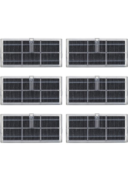 6pcs Filtreler Dream Bot X40 / X40 Pro / X40 Ultra Vakum Süpürge Yıkanabilir Hepa Filtreleri Için Yedek Parçalar (Yurt Dışından)