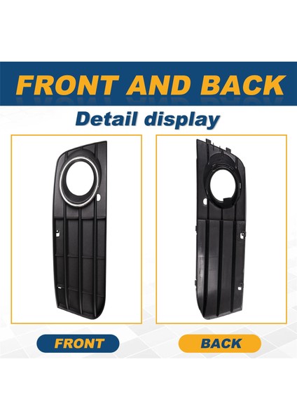 Sol Sis Farı Çerçevesi Lamba Trim Izgarası Kapağı Ön Tampon Altında (Yurt Dışından) fırsatları