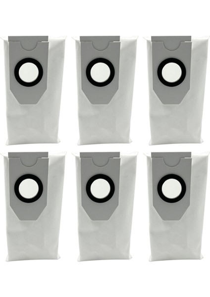 Meida V12 Için 6pcs Robot Vakum Temizleyici Toz Torbası Yedek Yedek Parçalar Dokunmayan Çöp Toz Çantası (Yurt Dışından)