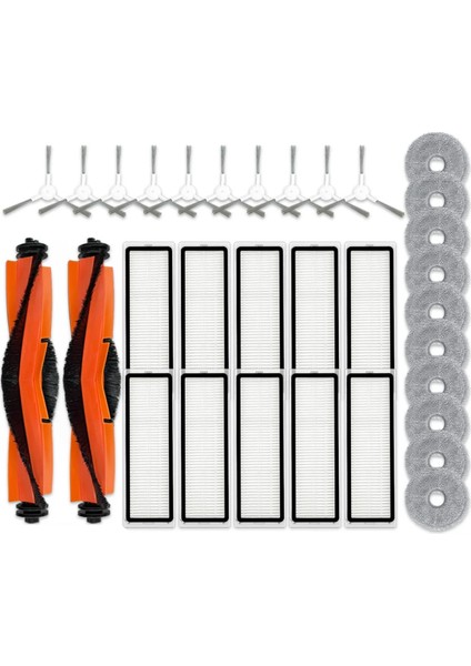 Xiaomi 3s B108CN, 2 Pro B113CN Robot Vakum Süpürge Ana Yan Fırça Hepa Filtre Mop Rag Yedek Aksesuarlar (Yurt Dışından)