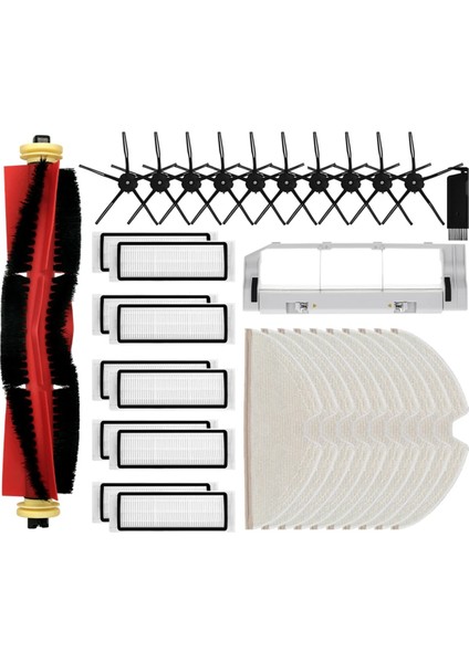 Xiaomi Vakum Süpürge 1/1s SDJQR01RR SDJQR02RR SDJQR03RR Roborock E2 E4 E5 S4 S4 Max S5 Ana Fırça Filtre Paspası (Yurt Dışından)