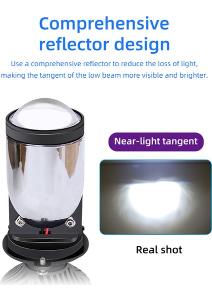 60W/ÇIFT Lamba H4 LED Mini Projektör Lens Otomobiller Ampul 8000LM Dönüşüm Kiti Hı/lo Işın Far Rhd Lhd Sağ (Yurt Dışından) modelleri