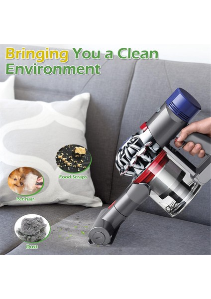 Dyson V7, V8, V10, V11, V15 Kablosuz Vakumlar Için Vakum Akar Çıkarma Fırçası Kafası- Mini Elektrik Fırçası Yedek Parçaları (Yurt Dışından) indirimleri