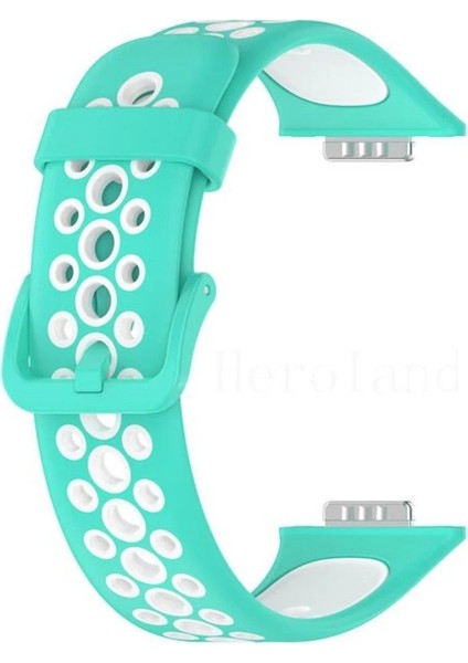 Huawei Watch Fit 2 Spor Delikli Kordon - TURKUAZ-BEYAZ-(5796) - BKS9099-5596 fiyatları