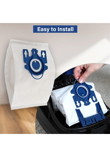 25PCS Miele S2, S5, S8, Klasik C1 C2 C3 Serisi S8FJM Vakum Süpürge 3D Verimlilik Çöp Torbaları (Yurt Dışından) fiyatları