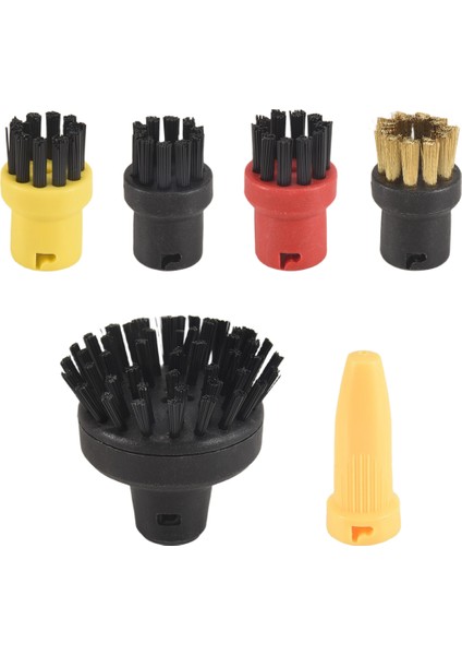 6 Adet Karcher Sc1 Sc2 Sc3 Sc4 Buhar Temizleyici Parçaları Için Yuvarlak Fırça Nozul Kiti (Yurt Dışından) fiyatları