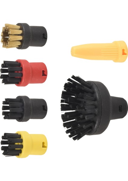 6 Adet Karcher Sc1 Sc2 Sc3 Sc4 Buhar Temizleyici Parçaları Için Yuvarlak Fırça Nozul Kiti (Yurt Dışından) modelleri