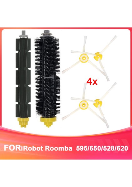 Irobot Roomba 600 Serisi Vakum Temizleyici Aksesuarları 595/650/528/620 Yedek Kit Vakum Süpürge Aksesuarları (Yurt Dışından)